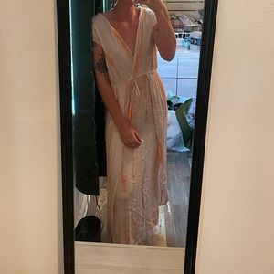 Blue island maxi dress